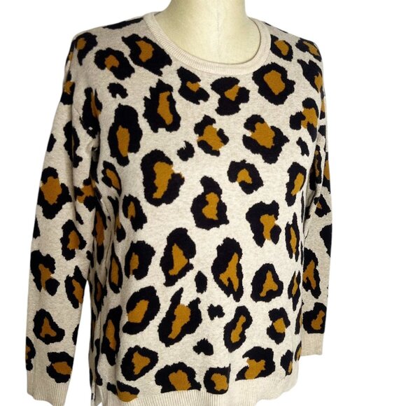 H&M Sweaters - H&M Sweater Womens Size XS Leopard Cheetah Animal Print
